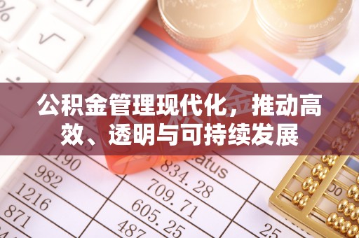 安次公积金管理现代化，推动高效、透明与可持续发展